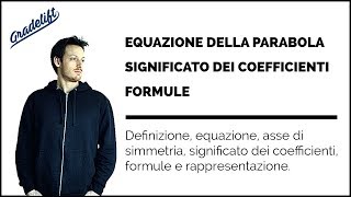 Equazione della Parabola Spiegazione e Formule [upl. by Aticnemrac]