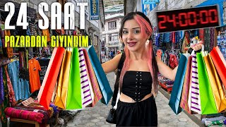 24 SAAT PAZARDAN GİYİNDİM  ÇOK UCUZ 24saat [upl. by Hazmah]