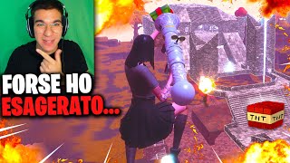 TRUFFO 80 ARMI A XMADER  MEGA GRIEF CASTELLO non ci posso credere 😱💥  Fortnite Salva il Mondo [upl. by Airoled]