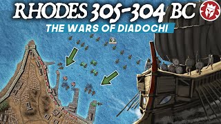 Siege of Rhodes  Diadochi Wars  Ancient History DOCUMENTARY [upl. by Agamemnon]