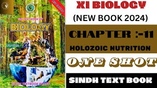 ONE SHOT LECTURE HOLOZOIC NUTRITION MDCAT  FSC NEWBOOK 2024 [upl. by Enrobyalc743]