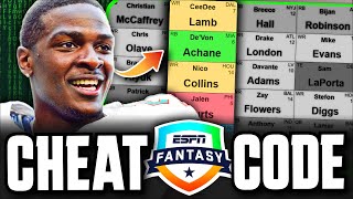 The GoTo Strategy To Win ESPN Fantasy Football Drafts [upl. by Esyle458]