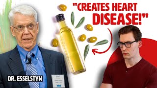 Dr Esselstyn “Mediterranean Diet and Olive Oil creates Heart Disease” [upl. by Plate527]