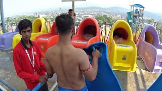 Zip Zap Zoom Racer Slide at iMagica Water Park [upl. by Bagger]