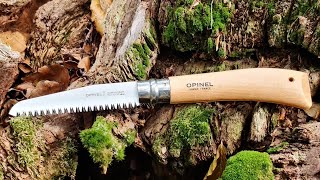 Opinel saw No 12  upgrade and first use [upl. by Abbe]