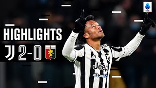 Juventus 20 Genoa  Cuadrado Scores Stunner Directly From Corner  Serie A Highlights [upl. by Aerb]