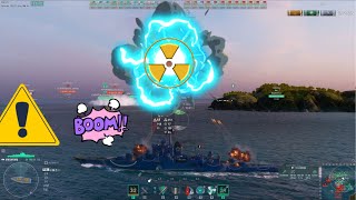 Warships 🏴‍☠️  Bayard the Only T8 in the match wows gaming [upl. by Slosberg]