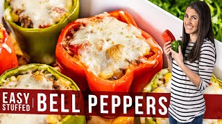 Easy Stuffed Bell Peppers [upl. by Olney809]