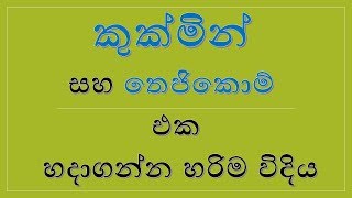 කුක්මින් සහ තෙජිකොම් එක හදාගන්න හරිම විදිය [upl. by Ad]