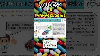 FARMACOLOGÍA QUÉ ES  GuiaMed farmacologia farmacologiaclínica [upl. by Atinram741]