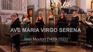 Ave Maria Virgo Serena  Jean Mouton  Ars Nova Copenhagen [upl. by Roseanne]