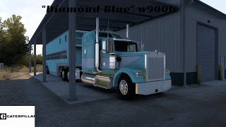 Kenworth W900B Load Of woodchips Missoula to Glasgow [upl. by Inaffets]