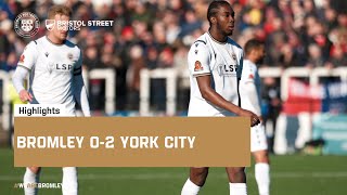 Highlights Bromley 02 York City [upl. by Dexter292]