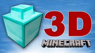 Minecraft 3D Custom Blocks [upl. by Artsa]