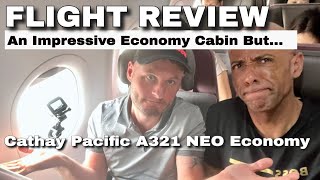 Impressive Economy Cabin But Cathay A321Neo Economy Review [upl. by Candida]