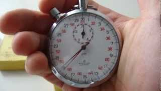 Breitling Wakmann rattrapante 110 sec stopwatch  cronografo da tasca [upl. by Hsenid]