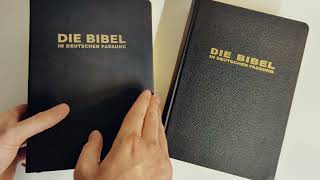 Bibel  Limited Edition  In deutscher Fassung  Rindspaltleder  Goldschnitt [upl. by Ynahteb766]