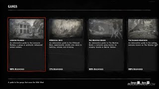 All 6 Gangs Compendium  Red Dead Redemption 2 [upl. by Imorej288]