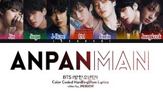 BTS 방탄소년단  ANPANMAN Color Coded Lyrics [upl. by Yrellam]