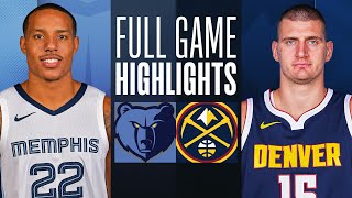 GRIZZLIES at NUGGETS  FULL GAME HIGHLIGHTS  December 28 2023 [upl. by Consolata]