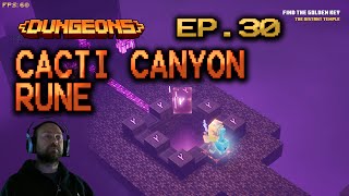 Minecraft Dungeons Walkthrough Ep30  Cacti Canyon Rune  GameWithSki [upl. by Arel329]