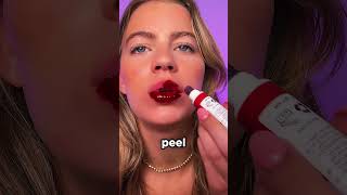 TESTING VIRAL PEEL OFF LIPSTICK this was a mistake😳 [upl. by Ericksen]