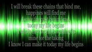 Today My Life Begins With Lyrics Bruno Mars [upl. by Valley]