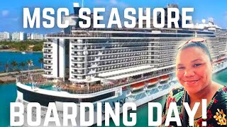 MSC SEASHORE 2024 What to EXPECT on EMBARKATION DAY [upl. by Rhianon392]