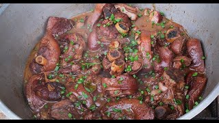 CIVET LA PATTE COCHONPORK FEET STEW 🌴 ILE DE LA REUNION [upl. by Chastain396]