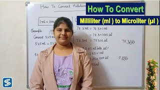 How To Convert Milliliter ml  to Microliter µl   Milliliter ml  to Microliter µl [upl. by Naujad]