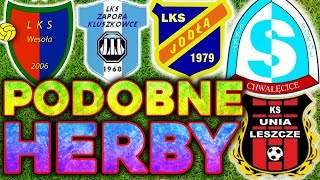 ⚽PODOBNE Herby Polskich Klubów 3🇵🇱 [upl. by Ahseat]