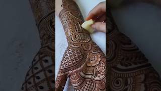 Beautiful Henna design 🥰😍 pls subscribe for more 😊🤗 Ytshort Hennaart subscribe [upl. by Cower]