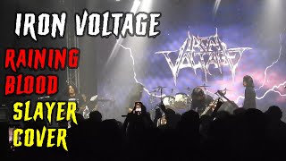 IRON VOLTAGE  Raining Blood SLAYER Cover Live at High Octane Denim Release Party 2022 [upl. by Annawal302]