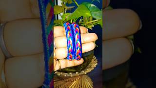 Diy navratri bangels diy craftideas craft [upl. by Yelats329]