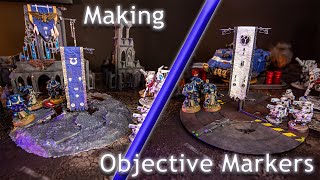 Making Objective Markers for 40K [upl. by Yntirb]