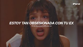 Olivia Rodrigo  obsessed Español  Lyrics  video musical [upl. by Edurtreg167]