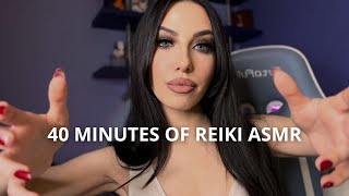 40 MINUTI DI REIKI ASMR SILENZIOSO  MOVIMENTI DI MANI IPNOTICI CON MOUTH SOUNDS fast amp aggressive [upl. by Akedijn]