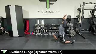 Overhead Lunge Dynamic Warmup  The 1 Fitness amp Performance [upl. by Bridget]