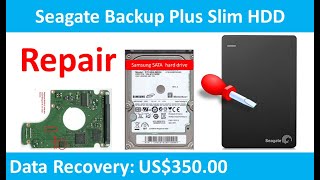 Seagate backup slim Samsung ST1000LM024 ST500LM012 BF41 00354B click repair data recovery [upl. by Edelsten]