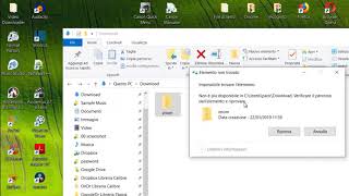 Eliminare file e cartelle con lerrore quotImpossibile trovare lelementoquot [upl. by Akimahc]