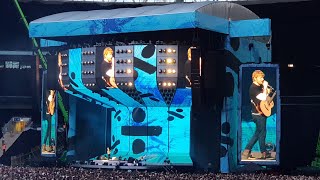 Stormzy joins Ed Sheeran Live at Wembley for Shape of you surprise duet wembley stadium 2018 [upl. by Noivaz]