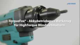 Akku Werkzeug für High Torque Blindnietmuttern [upl. by Lurlene]