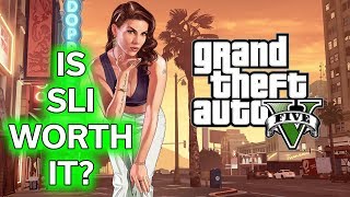 GTA V  GTX 1070 TI  SLI vs Single Card  4K Benchmark [upl. by Arianna486]