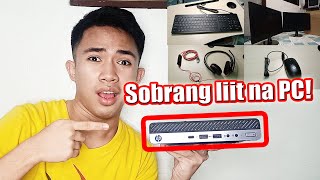 HP N246V AND HP PRODESK 600 G5 DESKTOP MINI PC SET UNBOXING AND QUICK REVIEW  SOBRANG LIIT NA PC [upl. by Amuwkuhc]