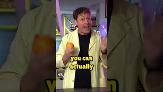 Balloon Explodes with Orange Unbelievable Science Trick shorts youtubeshorts chemistry [upl. by Budd]