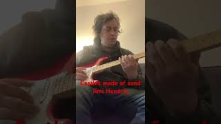 Castles made of sand Jimi Hendrix short 1 guitar music [upl. by Arem]