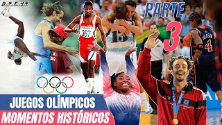 10 MOMENTOS de JUEGOS OLÍMPICOS que cambiaron la HISTORIA parte 3🥇OLIMPISMO en su MÁXIMA expresión 🎥 [upl. by Signe]