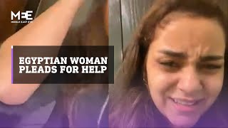 Egyptian wife begged for help on livestreaming from domestic abuse [upl. by Aihsenyt]