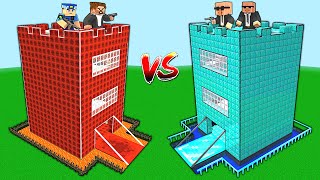 FAKİR GÜVENLİ EV VS KÖTÜ MAFYA GÜVENLİ EV 😱  Minecraft [upl. by Rucker717]