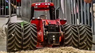 RC tractor ACTION in 116 scale spotted at the Miniaturenbeurs Zwolle [upl. by Llerud465]